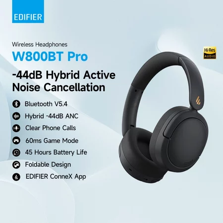 Edifier W800BT Pro Hi- Res Wireless Foldable Headphones