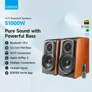 Edifier S1000W High Quality WIFI Bookshelf Speaker