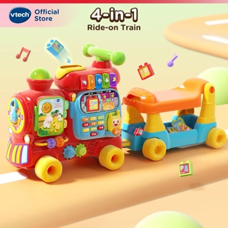 VTech 4 in 1 Ultimate Alphabet Train Ride-on Toys