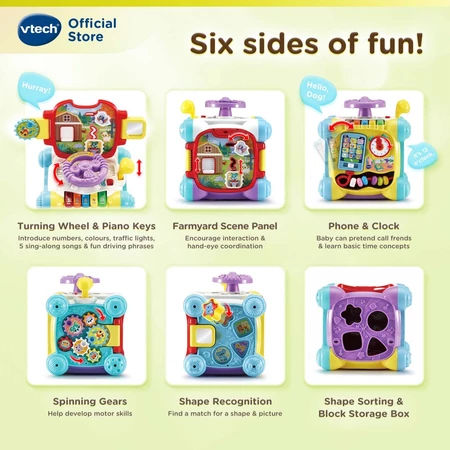 VTech Twist & Play Cube Activity Cube Early Learning - Image 2