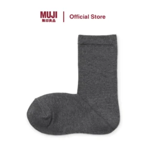 MUJI Women Right Angle 3 Layer Loose Top Socks