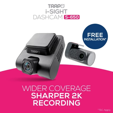 Trapo i-SIGHT S650 2K (HDR) Dashcam