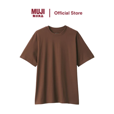 MUJI Men Jersey Crew Neck Short Sleeve T-shirt