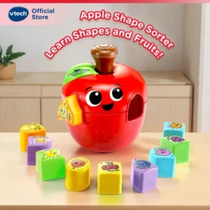 VTech Sorting Fun Apple Shape Sorter Toys Baby Changable Shape