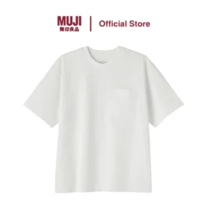 MUJI Men Cool Touch Wide Fit Short Sleeve T-Shirt