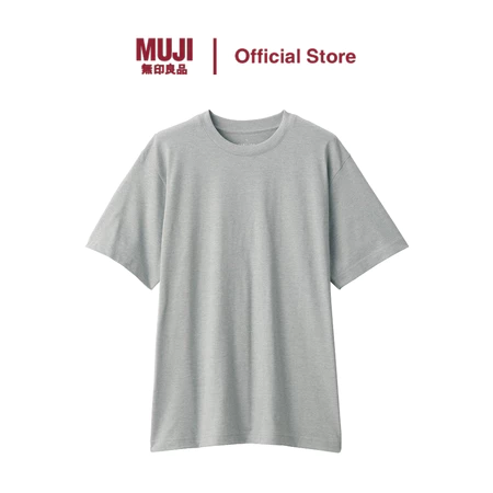 MUJI Men Jersey Crew Neck Short Sleeve T-shirt - Image 2