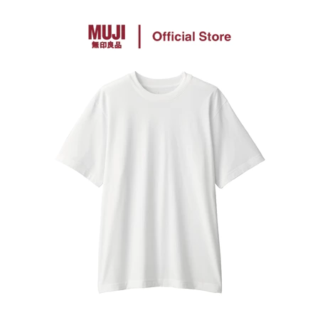 MUJI Men Jersey Crew Neck Short Sleeve T-shirt - Image 3
