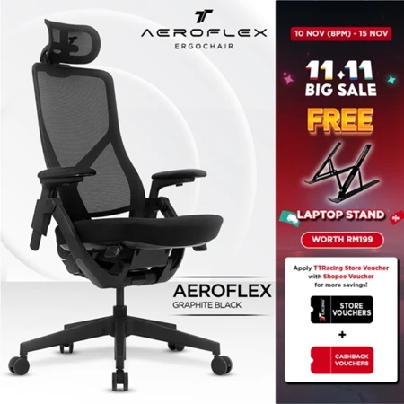 TT AEROFLEX Ergochair Mesh Office Chair