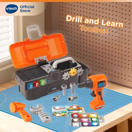 VTech Drill & Learn Toolbox Boys Toolbox Toys Role-Play