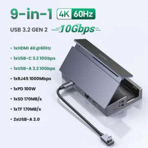 UGREEN 9-in-1 USB C Docking Station to HDMI
