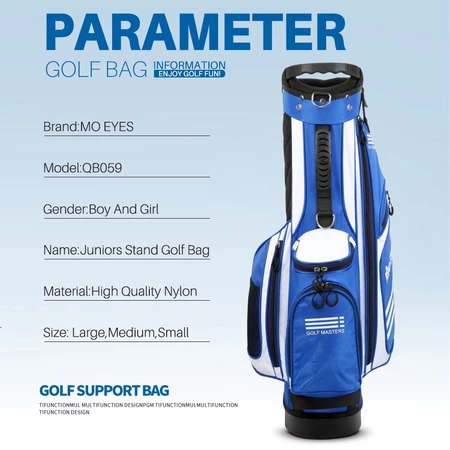 PGM MO EYES Juniors Multifunction Golf Stand Bag - Image 2