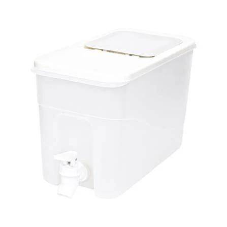 HomePro Kech plastic water dispenser with tap 4L (white)