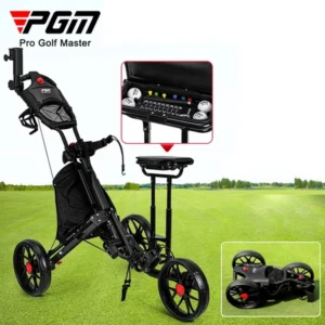 PGM New style multi-functional foldable aluminum golf trolley golf cart