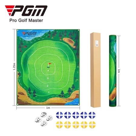 PGM portable golf practice mat mini golf swing chipping target mat used in laid flat - Image 2