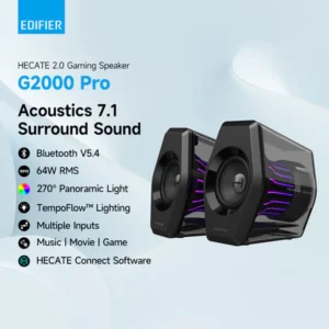 Edifier HECATE G2000 PRO - 7.1 Surround Sound 2.0 Bluetooth Gaming Speaker