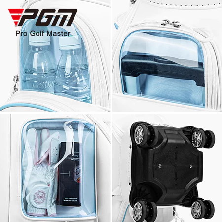 PGM Mo eyes transparent white women golf trolley bag - Image 2