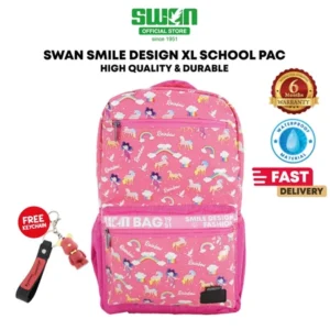 Swan Smile Design School Pac (XL) School Bag