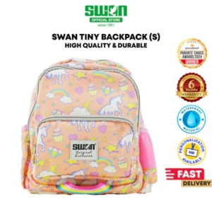 Swan Tiny Backpack (S) Backpack -Unicorn Diamond