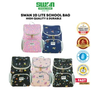 Swan 2D Lite School Bag (M) Pre School Bag
