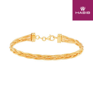 Oro Italia 916 Yellow Gold Bangle GB91691123(5)