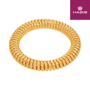Oro Italia 916 Yellow Gold Bangle GB92090324(5Y)