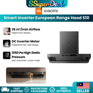 Xiaomi Smart Inverter European-Style Range Hood S10 Powerful smoke extraction
