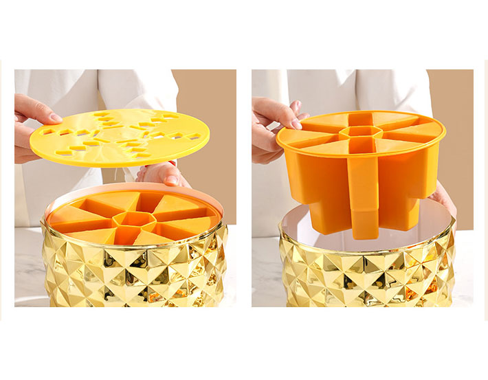 Set Peralatan Makan 24 Keping (Sudu, Garfu & Pisau) Dalam Bekas Peralatan Makan Berbentuk Nanas yang Kreatif - Image 6