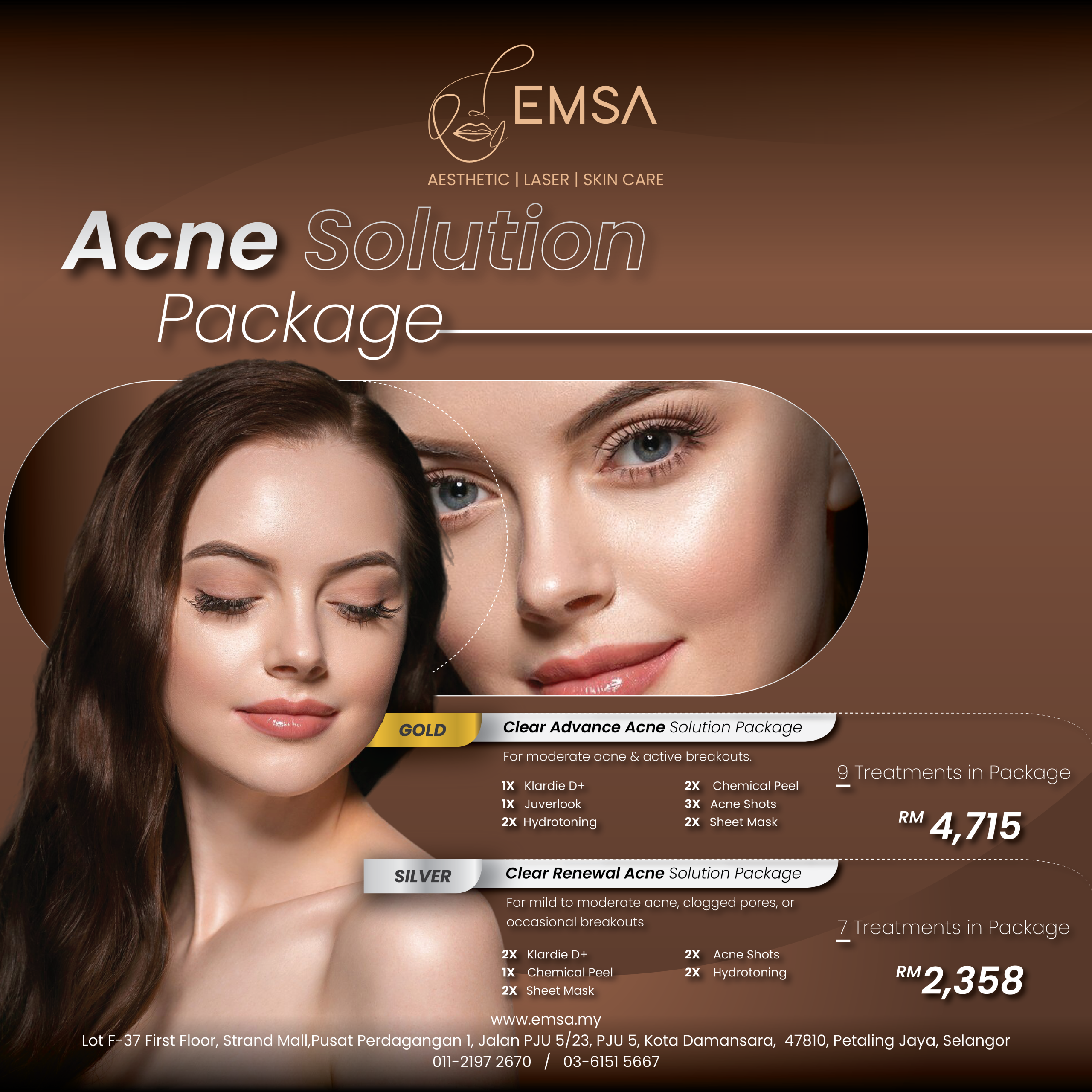 GOLD – Clear Advance Acne Solution Package