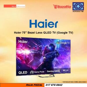 [RO] Haier 75″ Bezel Less QLED TV (Google TV)