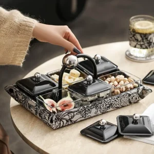 Luxury Handmade Multi-Grid Serving Tray