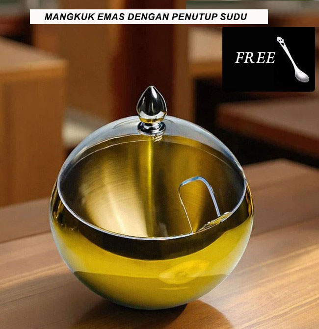 Set Bekas Hidangan Bertingkat Keluli Tahan Karat – Rekaan Moden & Mewah - Image 3