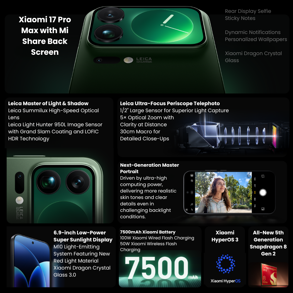 (Pre-order)Xiaomi 17 Pro Max - Image 2