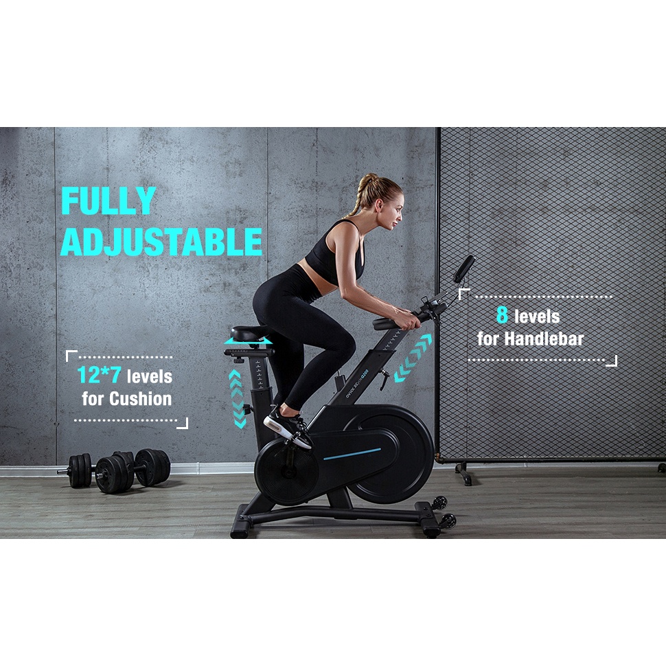 OVICX Q200 Stationary Spin Bike with Magnetic Resistance Exercise Bikes Indoor Cycling Bike (Bluetooth) - Image 5