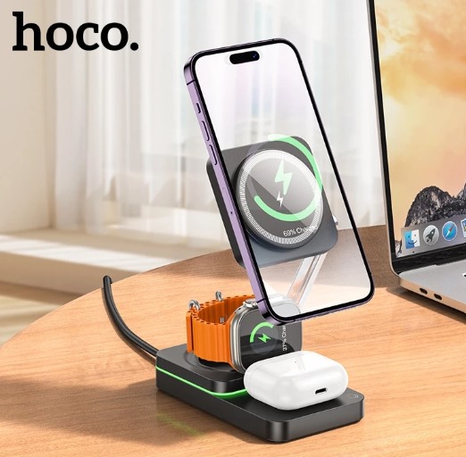 CQ10 Consuelo Folding 3-in-1 Wireless Fast Charger - Image 3