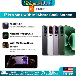 (Pre-order)Xiaomi 17 Pro Max with Mi Share Back Screen