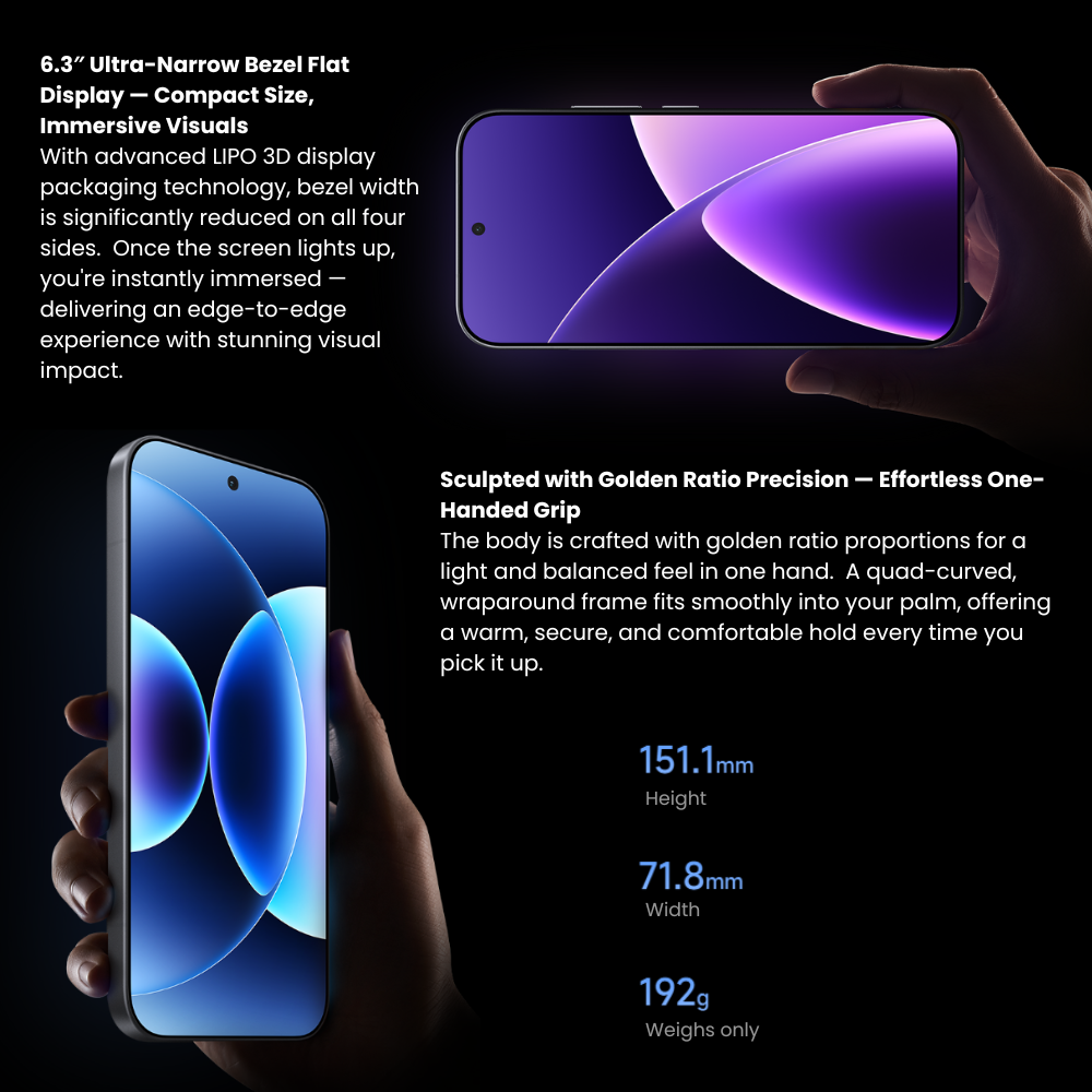 (Pre-order)Xiaomi 17 Pro with Mi Share Back Screen 6300mAh 6.3″ Super Sunlight Display Leica Floating Periscope Telephoto(White 12 + 512GB) - Image 3
