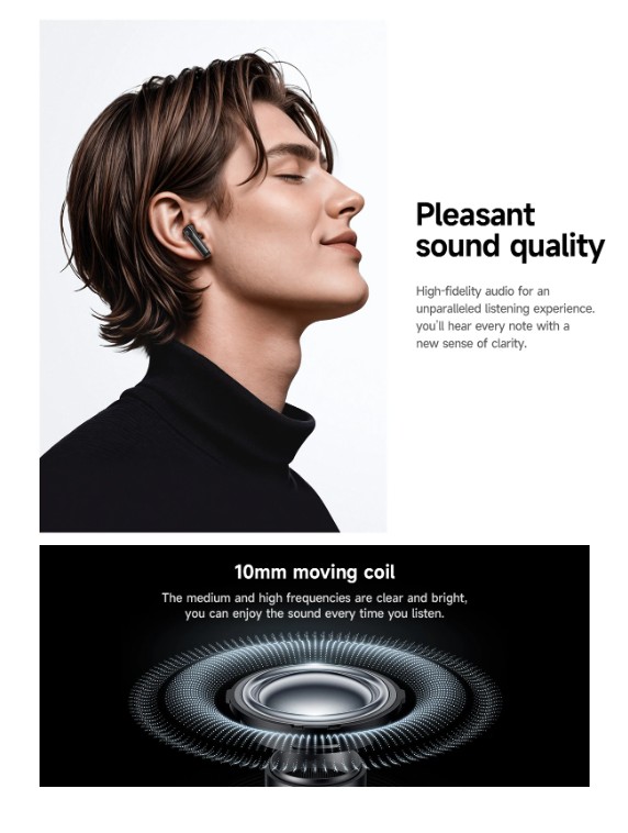 EQ27 ANC+ENC Noise Reduction Wireless Bluetooth Headset Intelligent Ai Translation Headset BT5.4 - Image 8