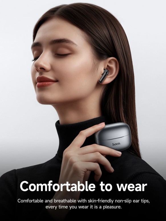 EQ27 ANC+ENC Noise Reduction Wireless Bluetooth Headset Intelligent Ai Translation Headset BT5.4 - Image 9