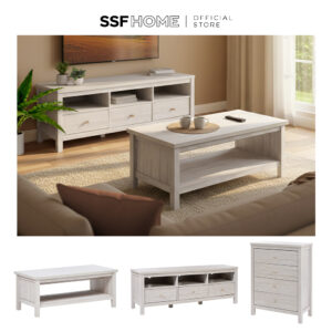SSFHOME - Tyron Series (Chest of 4 Drawers + TV Cabinet + Coffee Table)