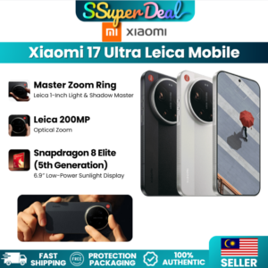 (Pre-order)Xiaomi 17 Ultra Leica Master Zoom Ring Leica 1-Inch Light & Shadow Master(White 16GB+1TB)