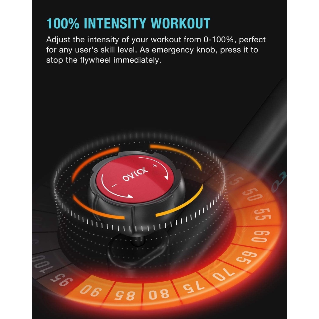 OVICX Q100 Stationary Spin Bike - Image 4