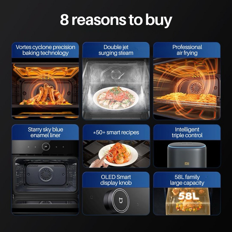 Xiaomi Smart Built-in Steaming and Baking Oven Machine S1 - Image 2