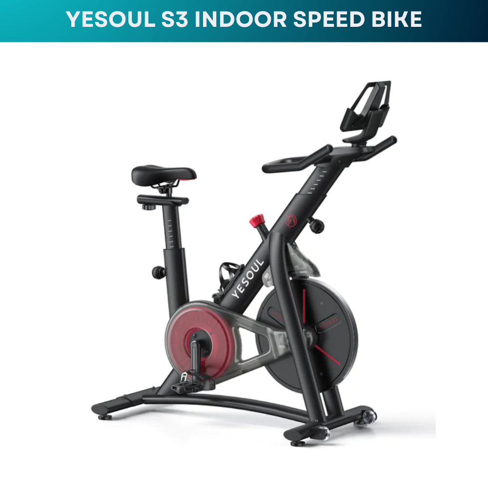 YeSoul S3 Spin Bike, Indoor Cycling Bike (Black) - Image 2