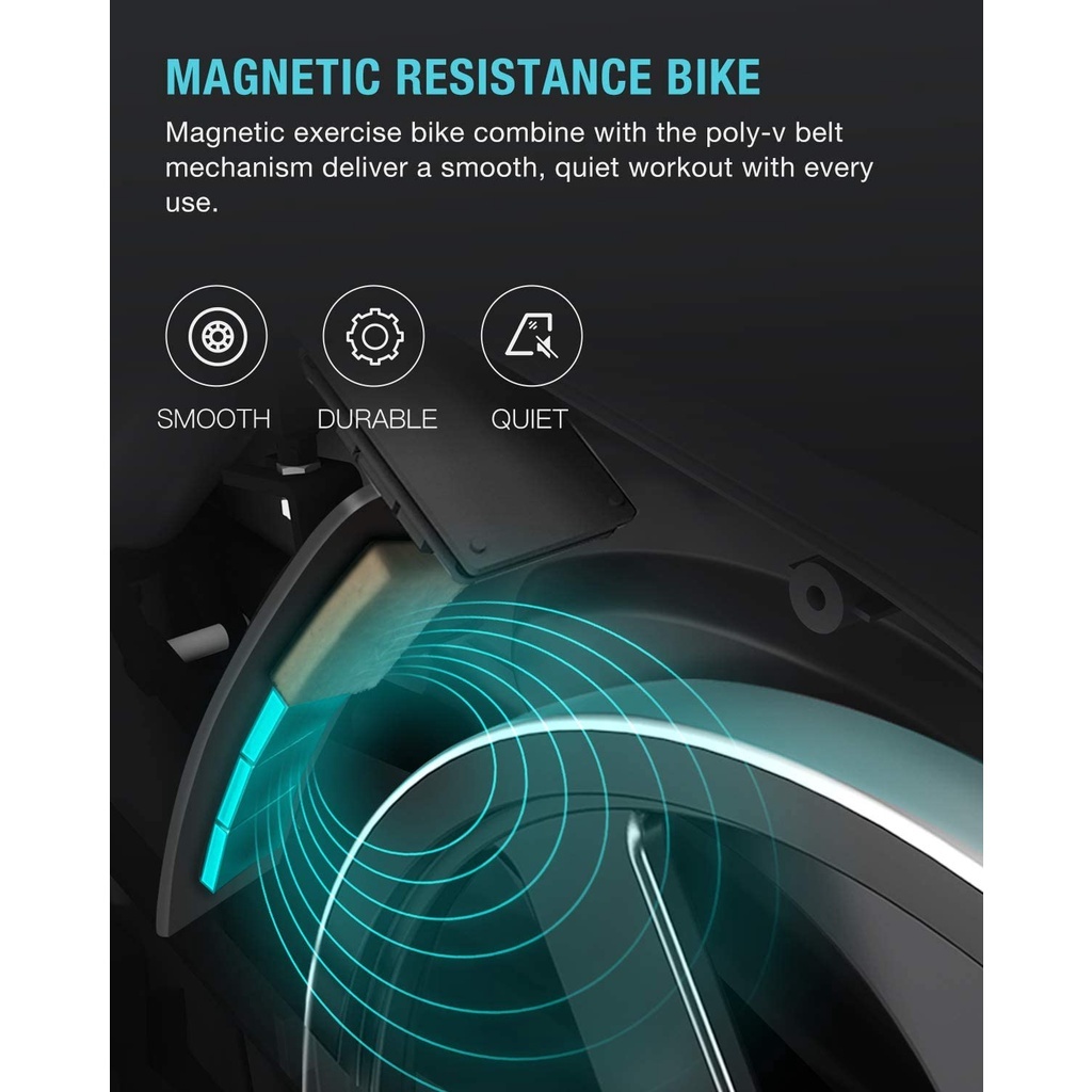 OVICX Q100 Stationary Spin Bike - Image 5
