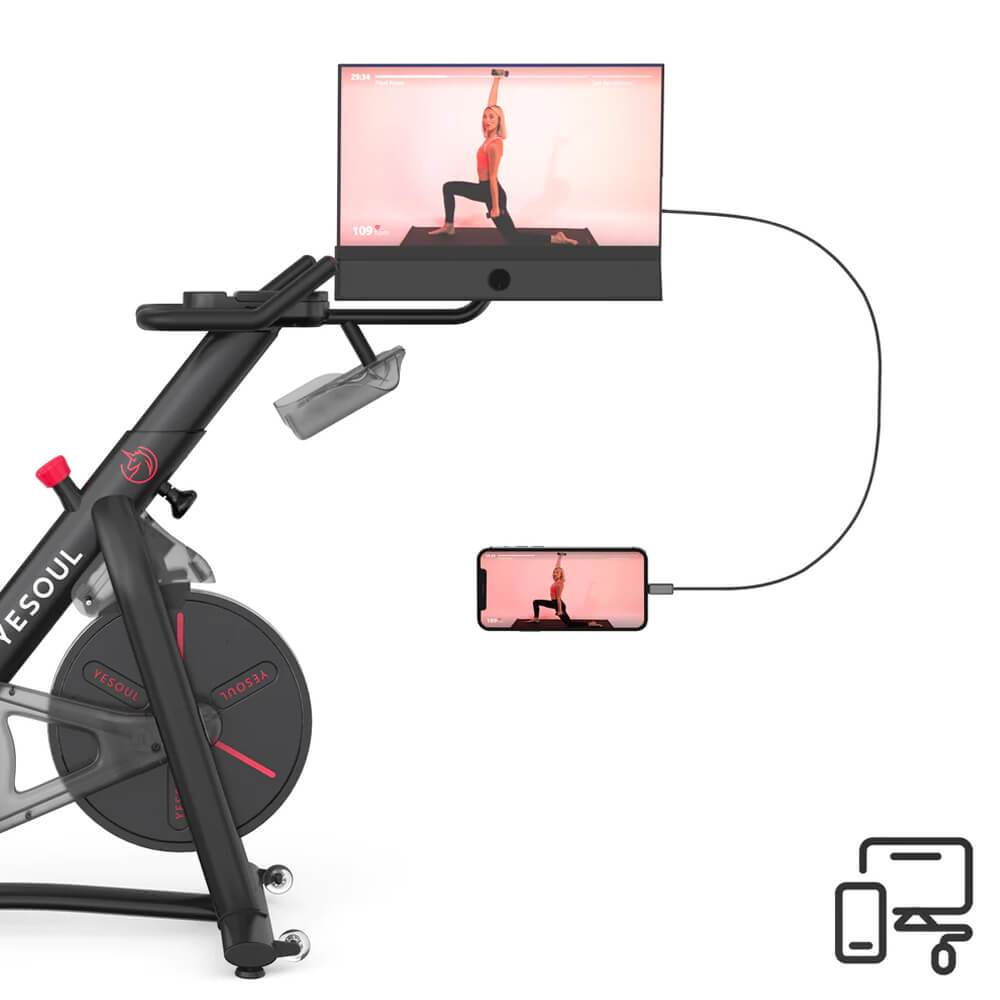 Yesoul G1M Plus Indoor Home Trainer Fitness Bike (Bike + Screen) - Image 6