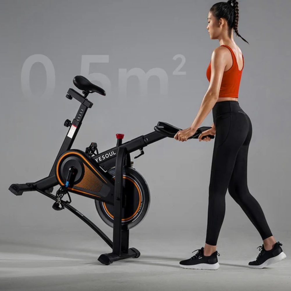 YESOUL A1 Indoor Exercise Bike Rated Max.loaded 120kg (White) - Image 3