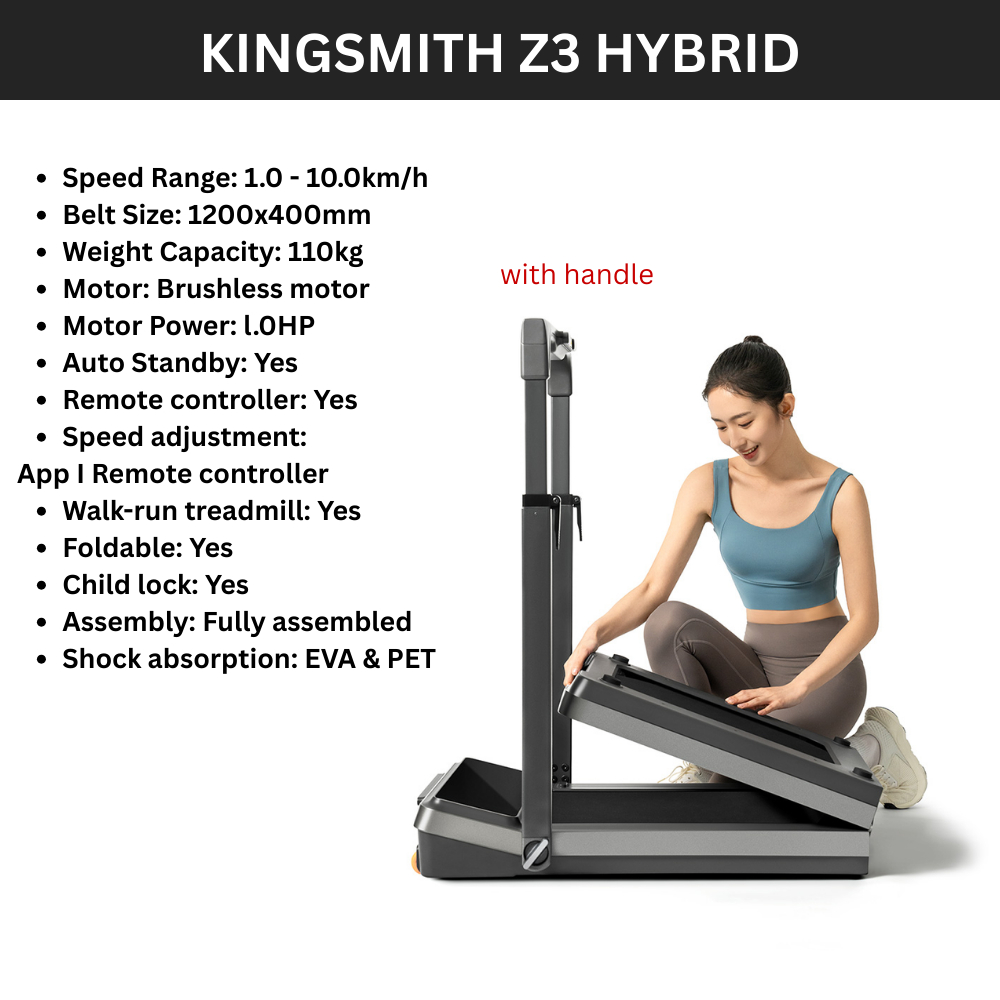 Kingsmith Z3 Hybrid Foldable Treadmill - Image 2