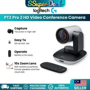 Logitech CC2900ep PTZ Pro 2 HD Video Conference Camera