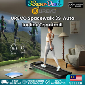 UREVO Spacewalk 3S Treadmill With Auto Incline