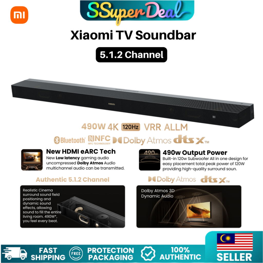 Xiaomi TV Soundbar 5.1.2ch